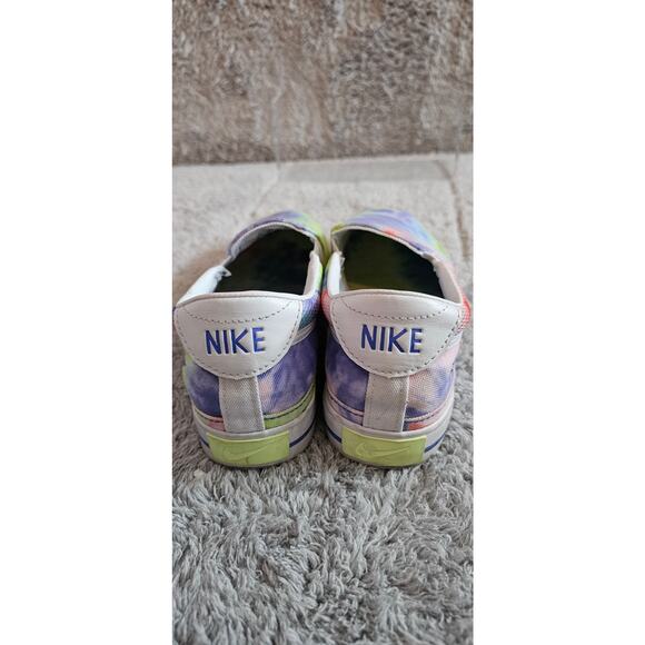 Nike Court Legacy Print Slip-On 'Tie-Dye' Athletic Shoes Women Sz 8.5 Multicolor - Picture 3 of 5